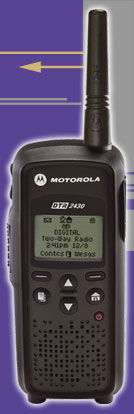 Motorola DTR2430 licence free DIGITAL portable radio
